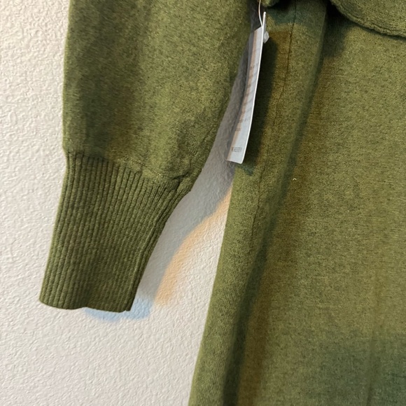 New StitchDrop Sweater Dress Color: Fern (green) Medium - Picture 5 of 12